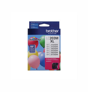 LC203M - Brother High-Yield 550 Pages Magenta Ink Cartridge for MFC-J4320DW MFC-J4420DW and MFC-J460DW