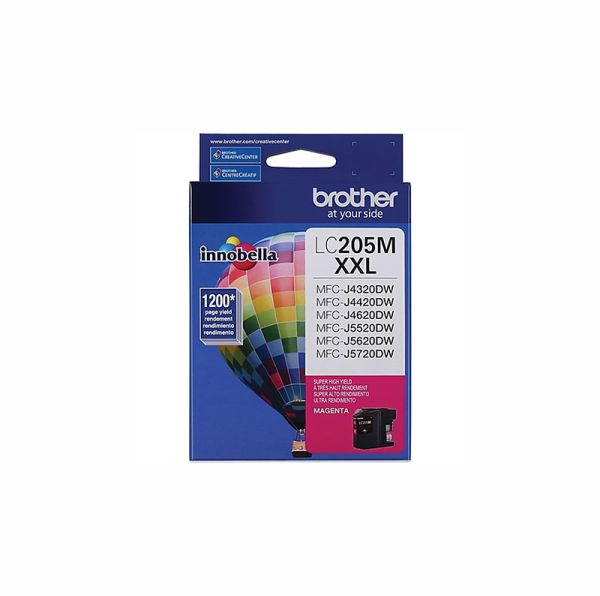 LC205M - Brother Super High-Yield 1200 Pages Magenta Ink Cartridge for MFC-J4320DW MFC-J4420DW and MFC-J5720DW