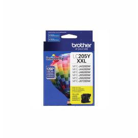 LC205Y - Brother Super High-Yield 1200 Pages Yellow Ink Cartridge for MFC-J4320DW MFC-J4420DW and MFC-J5720DW