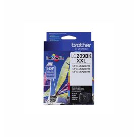 LC209BK - Brother Super High-Yield 2400 Pages Black Ink Cartridge for MFC-J5520DW MFC-J5620DW and MFC-J5720DW