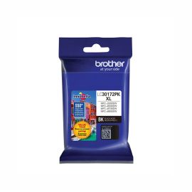 LC30172PK - Brother High-Yield 550 Pages Black Ink Cartridge (Pack of 2) for MFC-J5330DW MFC-J6530DW and MFC-J6930DW