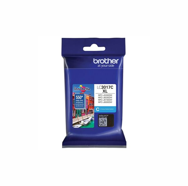 LC3017C - Brother High-Yield 550 Pages Cyan Ink Cartridge for MFC-J5330DW MFC-J6530DW and MFC-J6930DW