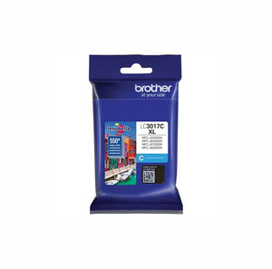 LC3017C - Brother High-Yield 550 Pages Cyan Ink Cartridge for MFC-J5330DW MFC-J6530DW and MFC-J6930DW