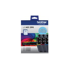 LC4013PKS - Brother Standard-Yield 200 Pages Cyan Magenta Yellow Ink Cartridge (Pack of 3) for MFC-J1010DW MFC-J1012DW and MFC-J1170DW