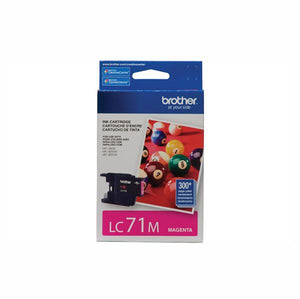 LC71M - Brother Standard-Yield 300 Pages Magenta Ink Cartridge for MFC-J280W and MFC-J425W
