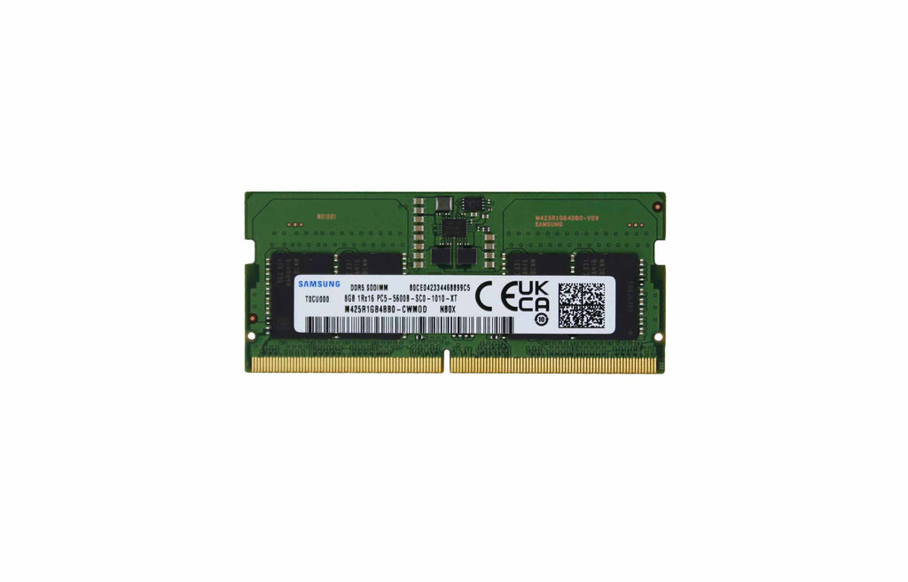 M425R1GB4BB0-CWMOD - Samsung 8GB 5600MHz DDR5 PC5-44800 Non-ECC CL46 262-Pin SoDimm 1.1V Single Rank x16 Memory Module