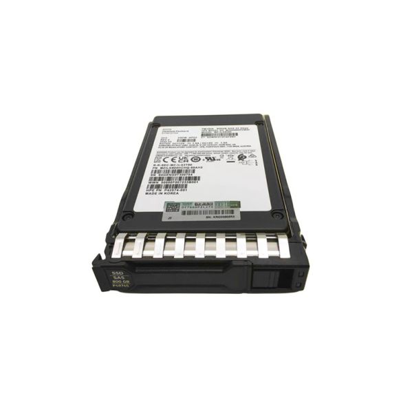MO000800PZWSF - HP 800GB SAS 24Gb/s Hot Swap Mixed Use 2.5-inch Solid State Drive (SSD) with Smart Carrier