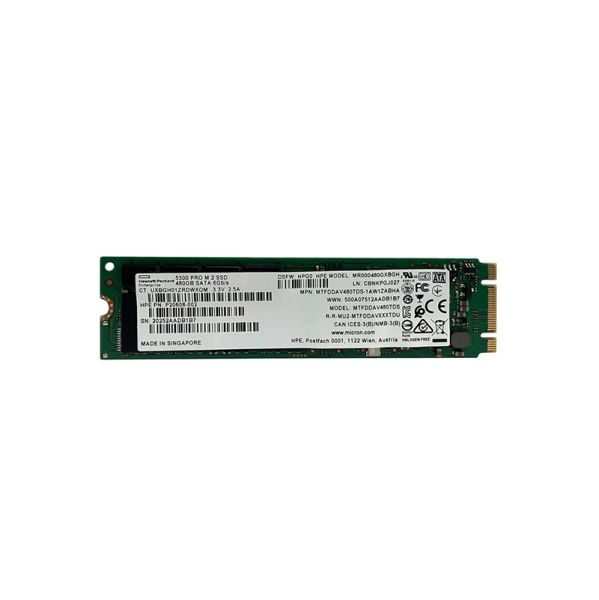 MR000480GXBGH - HP 480GB SATA 6Gb/s Read Intensive M.2 2280  Solid State Drive (SSD)
