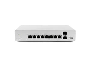 MS220-8-HW - Cisco Meraki MS220 Series 8-Ports 10/100/1000BASE-T Ethernet Layer 2 Rack-mountable Cloud Managed Network Switch with 2-Ports SFP