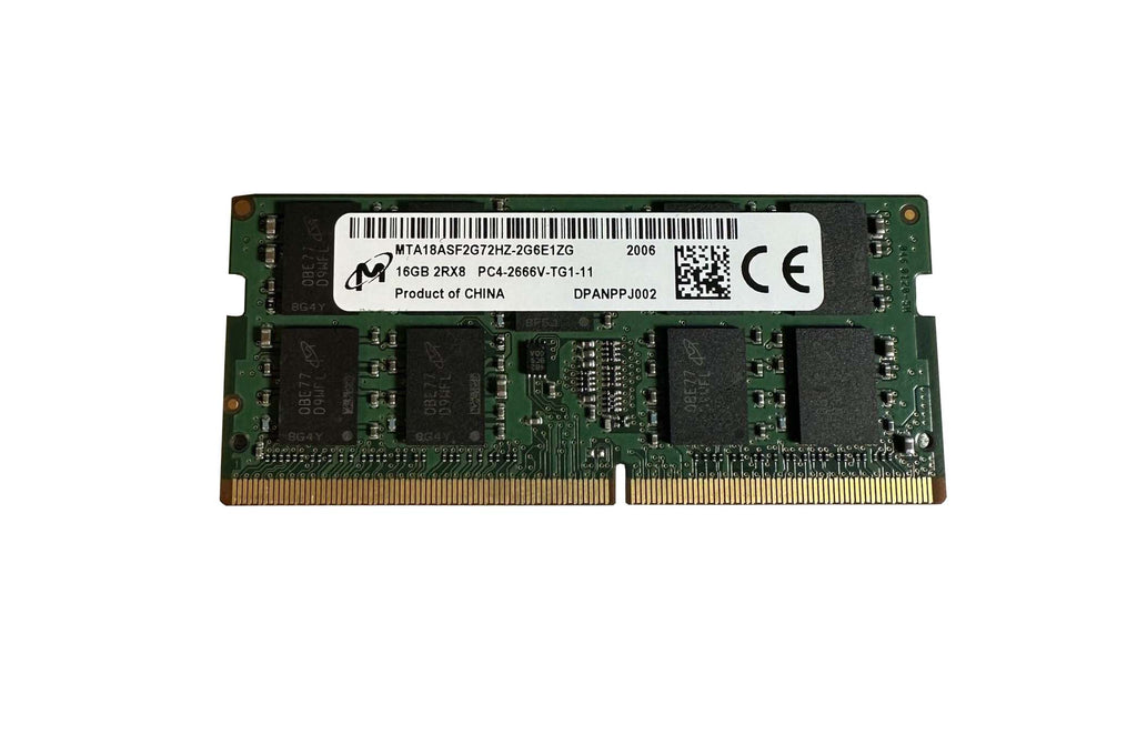 MTA18ASF2G72HZ-2G6E1ZG - Micron 16GB 2666MHz DDR4 PC4-21300 ECC Unbuffered CL19 260-Pin SoDimm 1.2V Dual Rank x8 Memory Module
