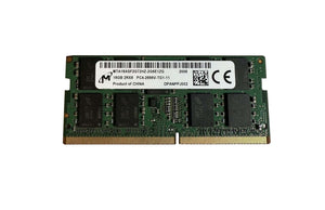 MTA18ASF2G72HZ-2G6E1ZG - Micron 16GB 2666MHz DDR4 PC4-21300 ECC Unbuffered CL19 260-Pin SoDimm 1.2V Dual Rank x8 Memory Module