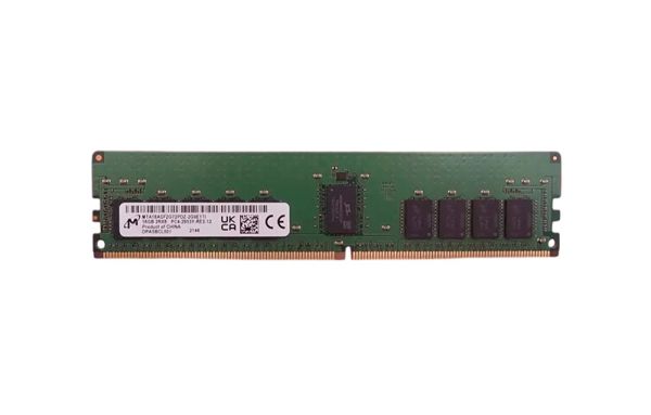 MTA18ASF2G72PDZ-2G9E1TI - Micron 16GB 2933MHz DDR4 PC4-23466 ECC Registered CL21 288-Pin DIMM 1.2V Dual Rank x8 Memory Module