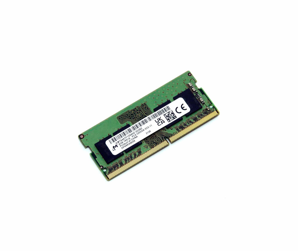 MTA4ATF1G64HZ-3G2B2 - Micron 8GB 3200MHz DDR4 PC4-25600 Non-ECC CL22 260-Pin SoDimm 1.2V Single Rank x16 Memory Module