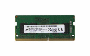 MTA4ATF1G64HZ-3G2F1 - Micron 8GB 3200MHz DDR4 PC4-25600 Non-ECC CL22 260-Pin SoDimm 1.2V Single Rank x16 Memory Module