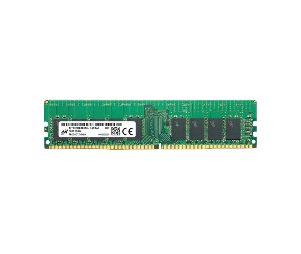 MTC16C2085S1UC48B - Micron 32GB 4800MHz DDR5 PC5-38400 Non-ECC CL40 288-Pin DIMM 1.1V Dual Rank x8 Memory Module