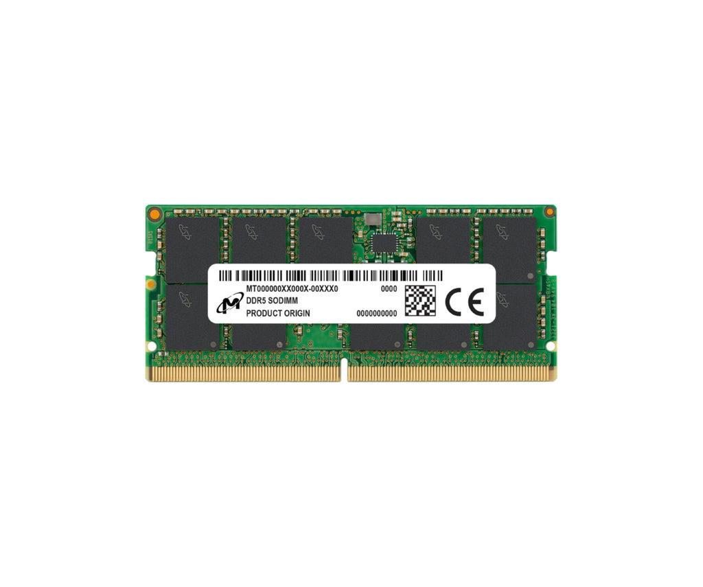 MTC20C2085S1TC56BD1 - Micron 32GB 5600MHz DDR5 PC5-44800 ECC Unbuffered CL46 262-Pin SoDimm 1.1V Dual Rank Memory Module