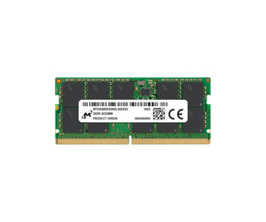 MTC4C10163S1SC56BD1 - Micron 8GB 5600MHz DDR5 PC5-44800 Non-ECC CL46 262-Pin SoDimm 1.1V Single Rank x16 Memory Module