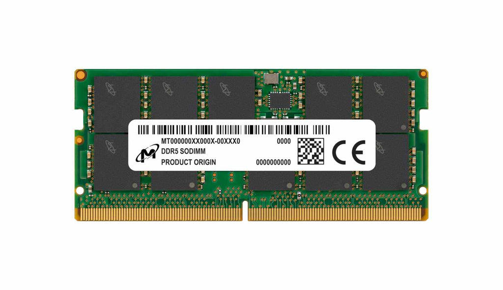 MTC8C1084S1SC56BG1 - Micron 16GB 5600MHz DDR5 PC5-44800 Non-ECC CL46 262-Pin SoDimm 1.1V Single Rank x8 Memory Module