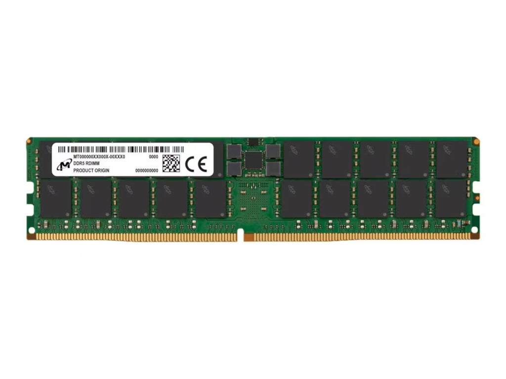 MTC8C1084S1UC48B - Micron 16GB 4800MHz DDR5 PC5-38400 Non-ECC CL40 288-Pin DIMM 1.1V Single Rank x8 Memory Module