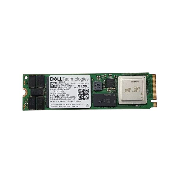MTFDKBA960TDZ-1AZ1ZABDA - Micron 7400 Pro 960GB PCI-Express 4.0 x4 NVMe (v1.4) Read Intensive 2D NAND TLC M.2 2280 Solid State Drive (SSD)