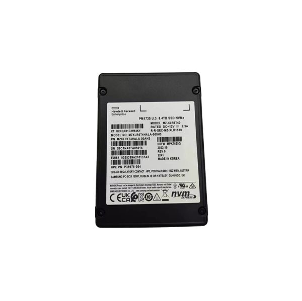 MZXLR6T4HALA-00AH3 - Samsung PM1735 6.4TB PCI-Express 4.0 x4 NVMe Mixed Use U.3 2.5-inch Solid State Drive (SSD)