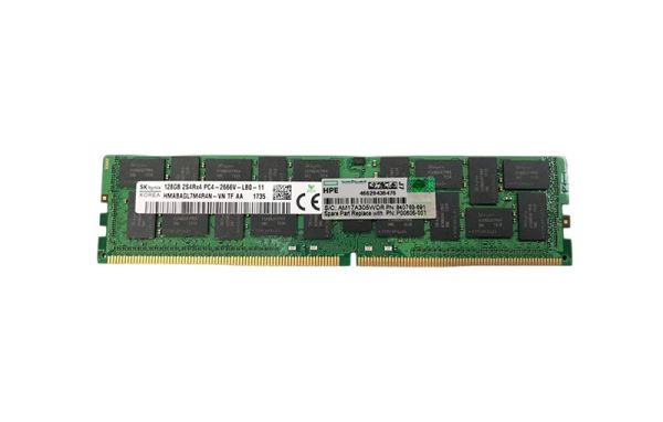 P00606-001 - HPE 128GB 2666MHz DDR4 PC4-21300 ECC Registered CL19 288-Pin DIMM 1.2V Octal Rank x4 Memory Module