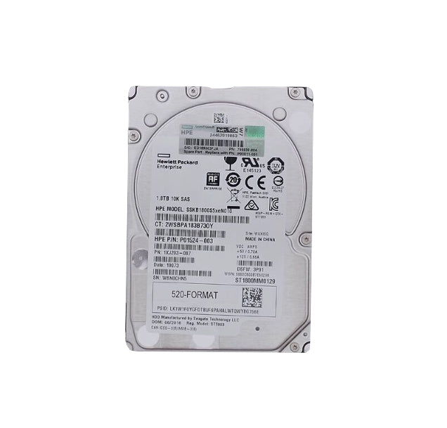 P03811-001 - HP 1.8TB SAS 12Gb/s 10000RPM 2.5-inch Internal Hard Drive