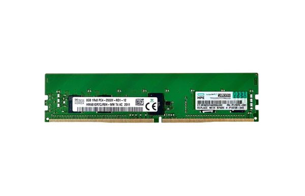 P12979-091 - HPE 8GB 2933MHz DDR4 PC4-23400 ECC Registered CL21 288-Pin DIMM 1.2V Single Rank x8 Memory Module