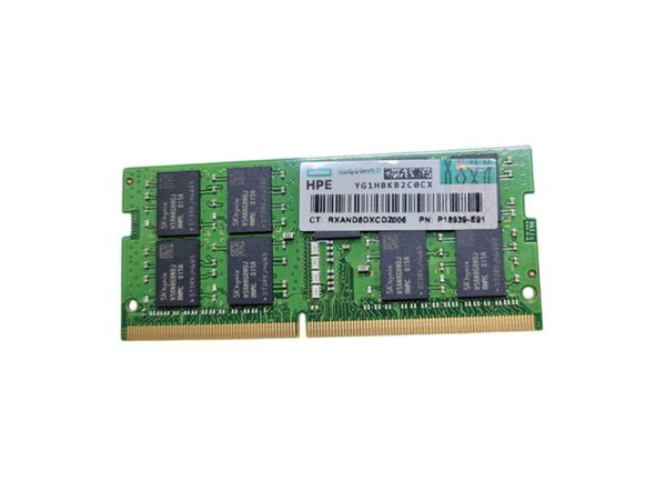 P18939-E91 - HPE 16GB 2933MHz DDR4 PC4-23400 Non-ECC CL21 260-Pin SoDimm 1.2V Dual Rank x8 Memory Module