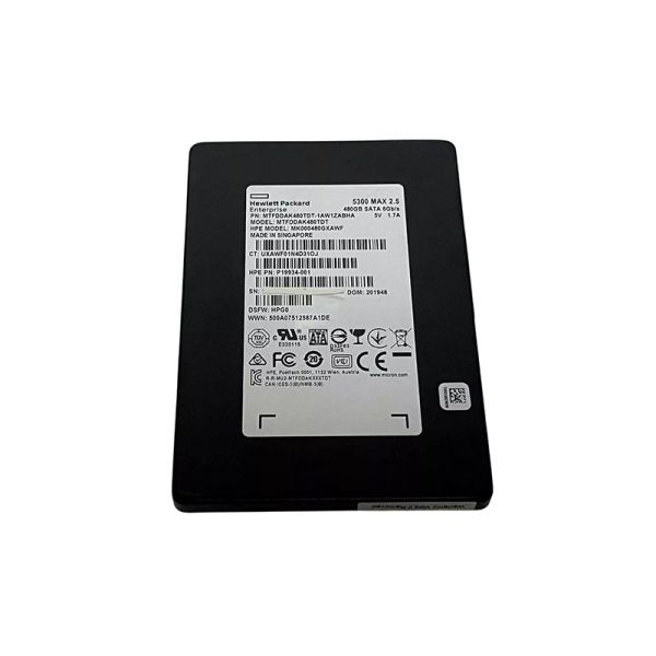 P19934-001 - HP 480GB SATA 6Gb/s Mixed Use 2.5-inch Solid State Drive (SSD) with Smart Carrier