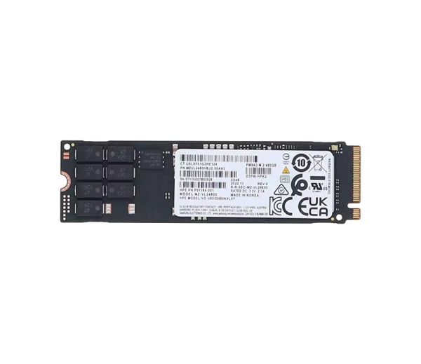 P51184-001 - HP 480GB PCI-Express 4.0 x4 NVMe Read Intensive M.2 2280 Solid State Drive (SSD)