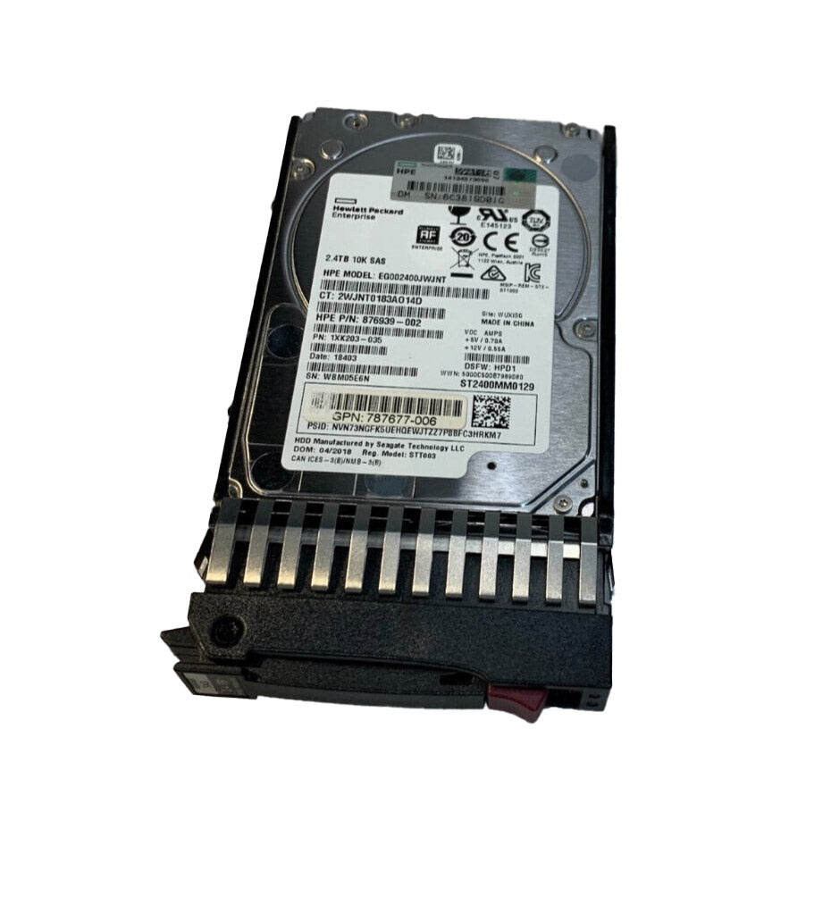 Q2R41A - HP 2.4TB SAS 12Gb/s Hot Swap 10000RPM (512e) 2.5-inch Internal Hard Drive with Tray for MSA 1040 2040 2050 2052 2000 2000i and P2000