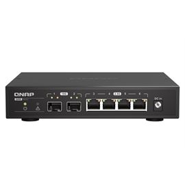 QSW-2104-2S-A-US - QNAP 4-Ports 1/2.5GBASE-T Ethernet Desktop Network Switch with 2-Ports SFP+
