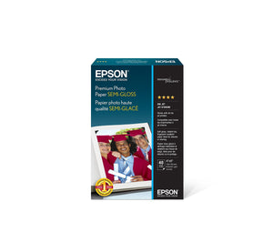 S041982 - Epson Paper - Semi-Gloss Photo Paper - 4 In X 6 In