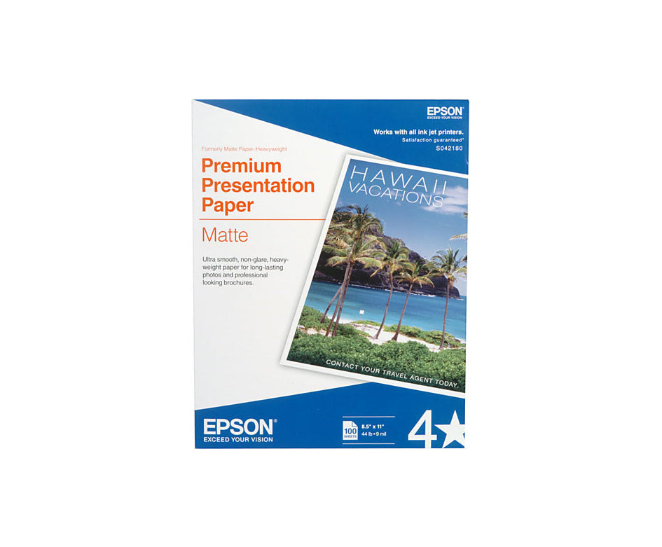 S042180 - Epson Premium Presentation Paper Matte. For Epson 3640