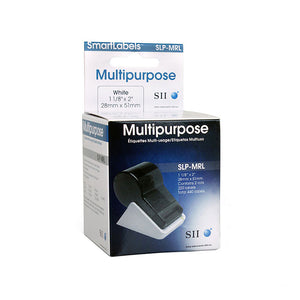 SLP-MRL - Seiko White - Label Width: 1 1/10 Label Length: 2 1/64 - Works With Slp620, Slp650, An