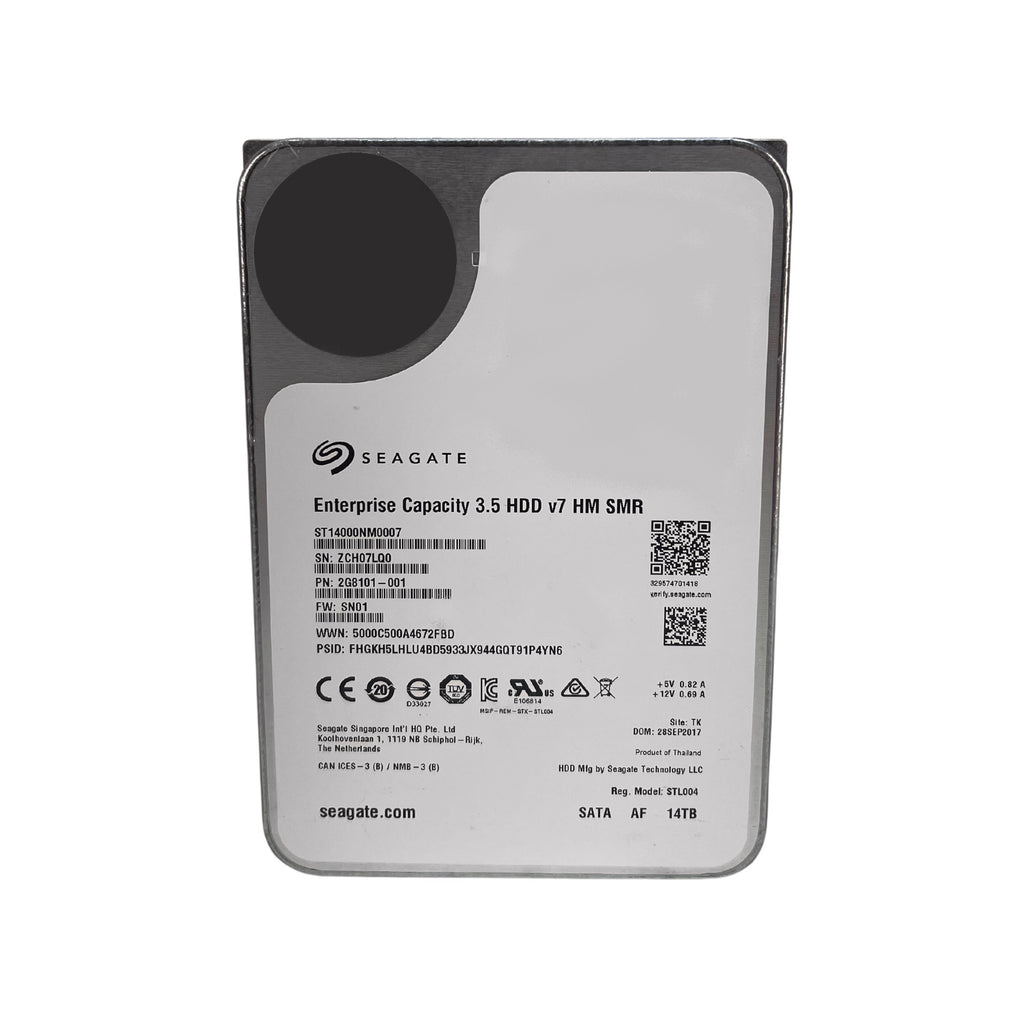 ST14000NM0007 - Seagate Enterprise Capacity 3.5 14TB SATA 6Gb/s 7200RPM 256MB Cache 3.5-inch Internal Hard Drive