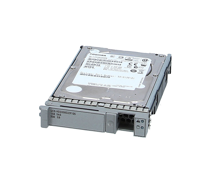 UCS-HDD300G12F105 - Cisco 300GB SAS 6Gb/s Hot Swap 15000RPM 2.5-inch Internal Hard Drive with Tray