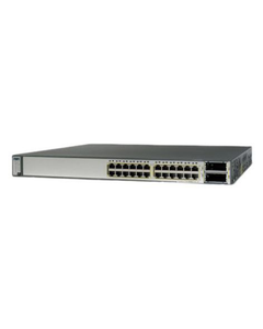 WS-C3750E-24TD-E - Cisco Catalyst 3750-E Series 24-Ports 10/100/1000BASE-T Ethernet Layer 2 Rack-mountable Managed Stackable Switch