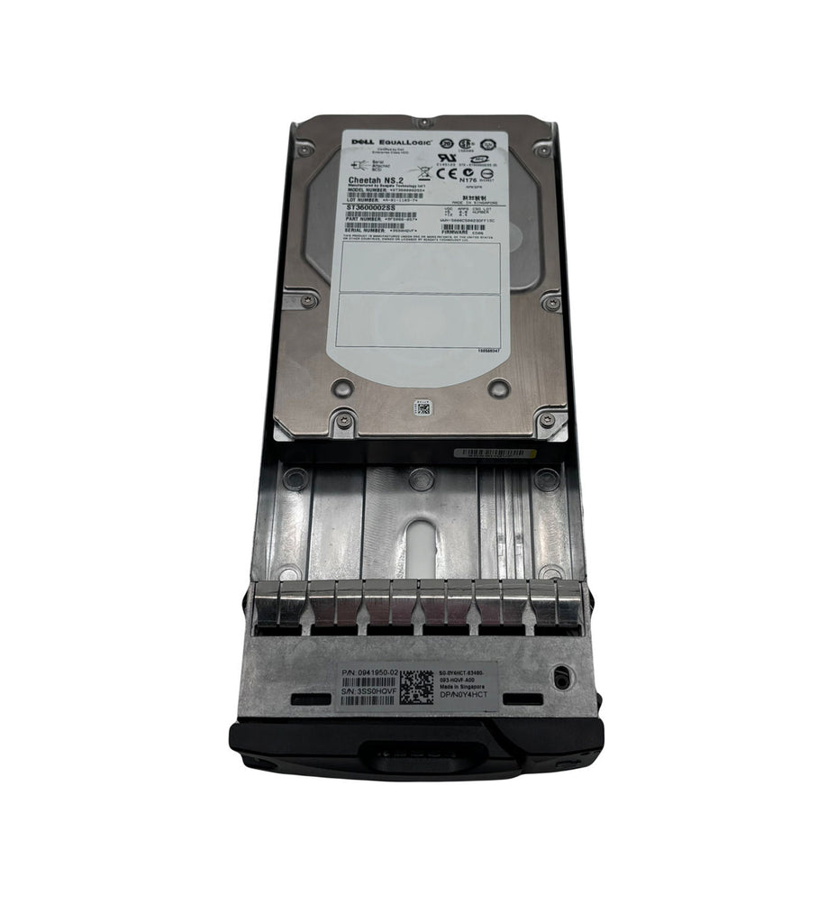 Y4HCT - Dell 600GB SAS 12Gb/s Hot Swap 15000RPM 3.5-inch Internal Hard Drive with Tray for PS4000 PS5000 and PS6000