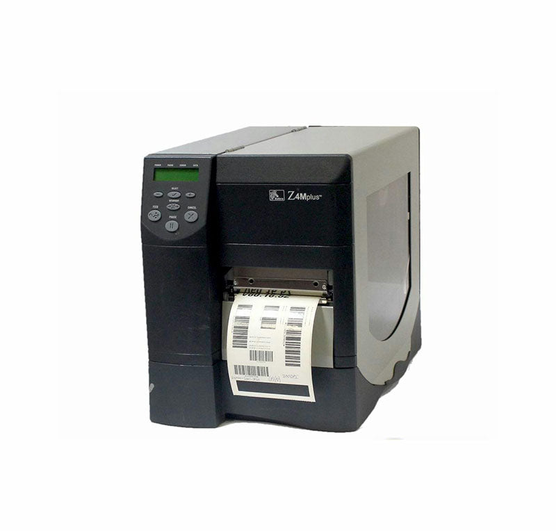 Z4M00-3001-0020 - Zebra Z4M Plus 300 dpi 6 ips Ethernet, Serial Thermal Transfer Desktop Industrial Barcode Label Printer