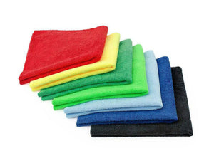 THE RAG COMPANY Edgeless 245 All Purpose Microfiber Terry Towel (25 Pack) (16x16)