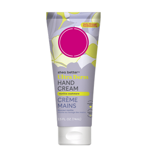Tube of eos Ultra Derm Hand Cream on a light gray background