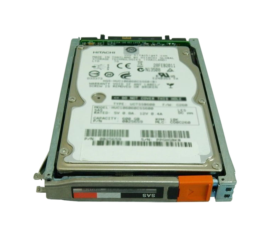 V3-2S10-600 - EMC 600GB SAS 6Gb/s Hot Swap 10000RPM 2.5-inch Internal Hard Drive Tray for VNX