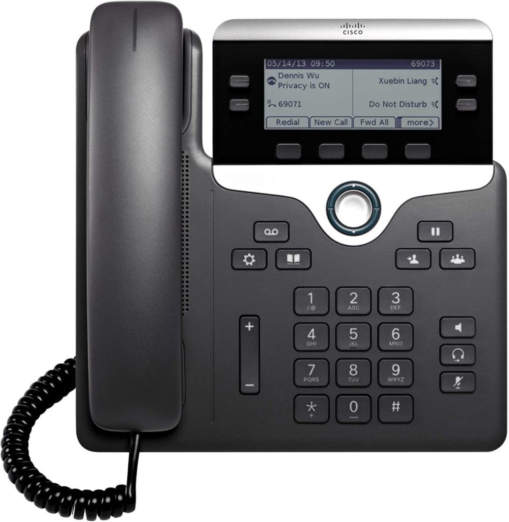 CP-7841-K9-RF|- 7841 4-Lines Dual-Port Ethernet 3.5-inch LCD VoIP Phone
