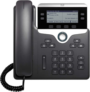 CP-7841-K9-RF|- 7841 4-Lines Dual-Port Ethernet 3.5-inch LCD VoIP Phone