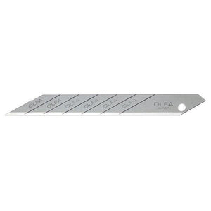 OLFA 9mm Carbon Steel 30 degree snap off blades (A1160B)
