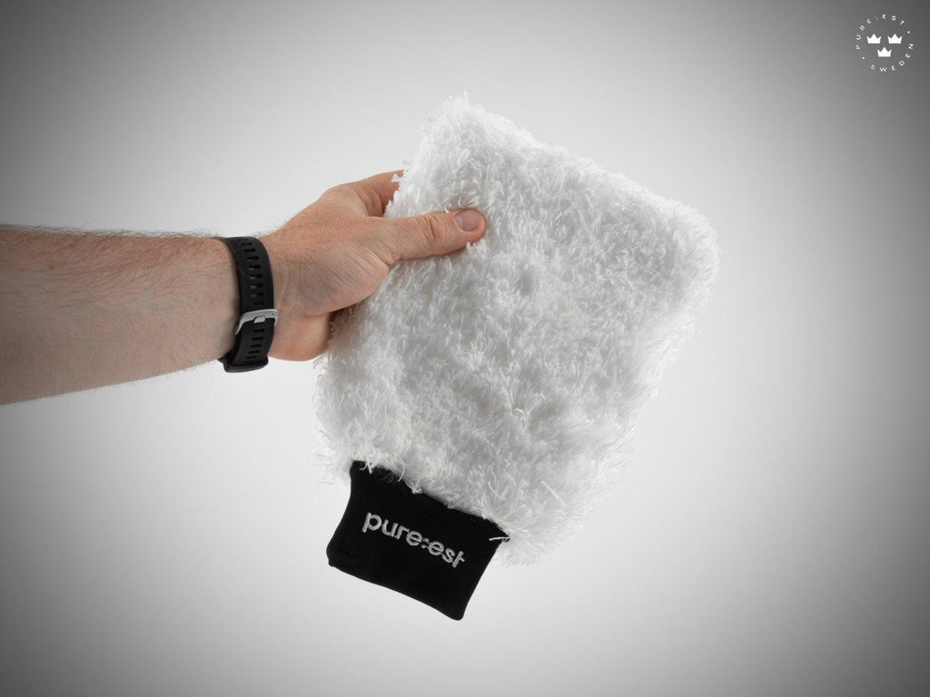 PURE:EST Microfiber Washing Glove - Your Premium Solution for Gentle, Scratch-Free Car Cleaning
