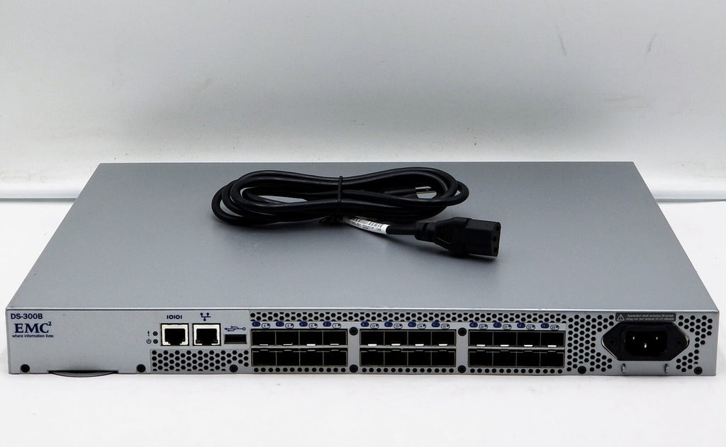 BR-300 - Brocade 300 Series 24-Ports (8-Ports Active) 8GbE Fibre Channel Rack-mountable Managed SAN Switch