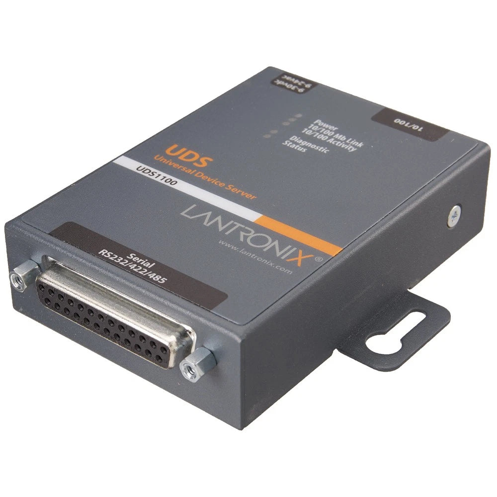 UD1100002-01 - Lantronix Single Port 10/100 Device Server With International Power Supply And Adapters